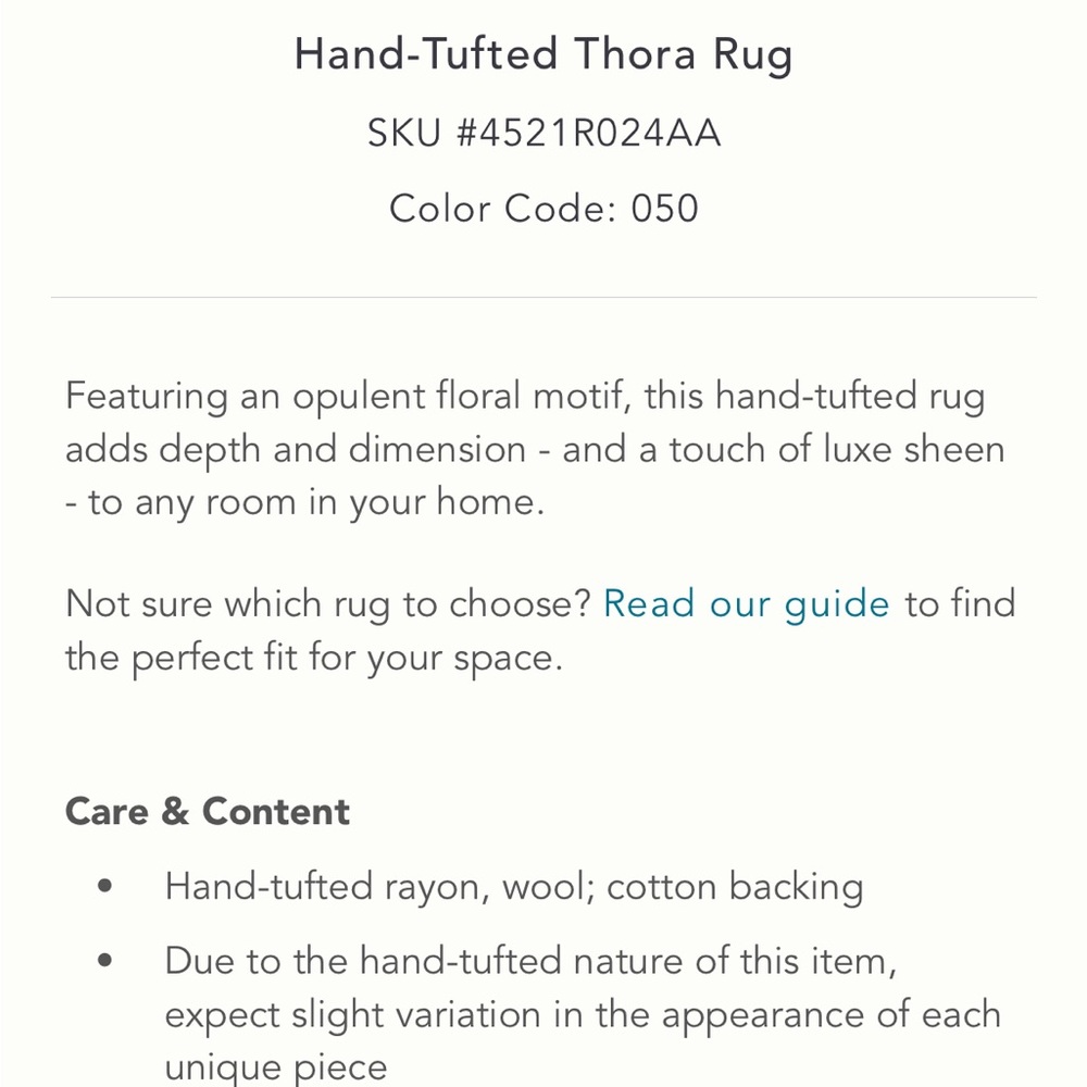 Hand Tufted Thora Rug - Picture 2 of 7